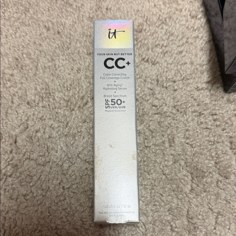 IT Cosmetics CC+ Cream in Silver Packaging fair light